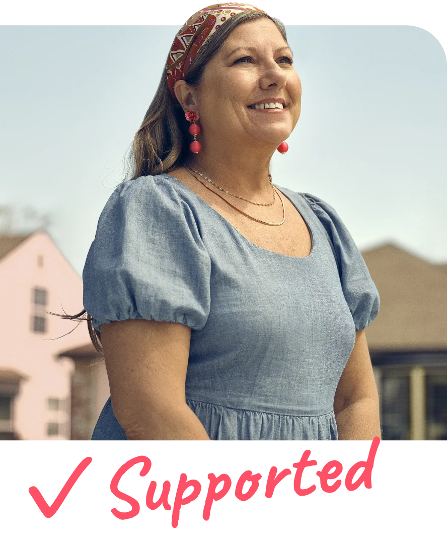 Background image for getting support